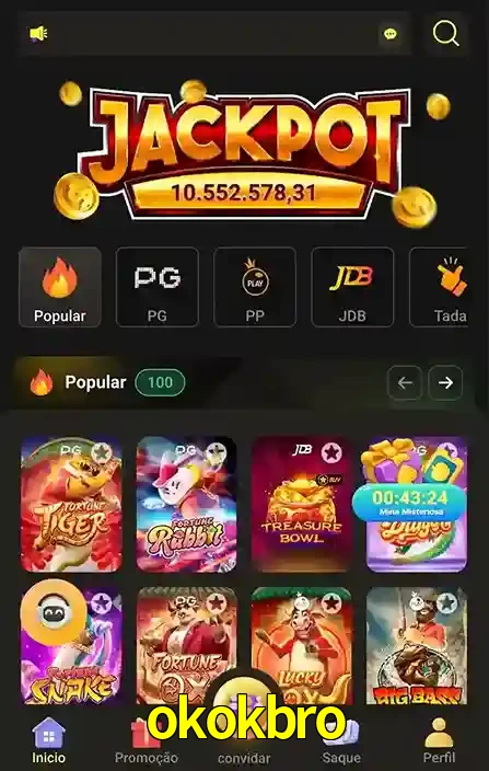 Promoções Especiais no okokbro App
